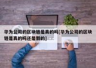 华为公司的区块链是真的吗[华为公司的区块链是真的吗还是假的]